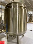 Dome-Top Dish-Bottom Jacketed S/S Tank