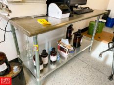 Assorted S/S Tables with 30