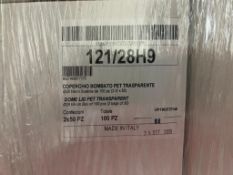 Boxes (Each) Full Gold Color Cake Trays and Transparent Lids