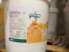 NEW UNOPENED Tubs 27 KG (59.5 LB) Geldue Caramello