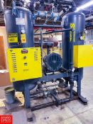 ZEKS Skid Mounted Desiccant Air Dryer, Model: 1200DBB4070, S/N 242085 - Rigging Fee: $100