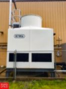 Reymsa 254.4 Ton Capacity Cooling Tower, Model: RTU-810115-A, S/N: M48M3R1143G19434844, with (3) Gru