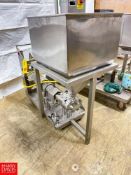 S/S Varigate Pump with Positive Displacement and Pump S/S Hopper,.75 HP Gear Reducing Drive, AC Tech