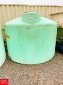 1,500 Gallon Vertical Poly Tank - Rigging Fee: $400