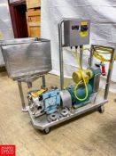 S/S Varigate Pump with Waukesha Cherry-Burrell Size 060 Positive Displacement Pump, S/S Hopper, 1 HP
