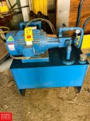 10 HP Hydraulic Pump System with Tank Motor and Pump - Rigging Fee: $150
