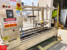 SWF S/S Top Case Sealer, Model: CS200, S/N 5009P3 and Allen-Bradley Micro View HMI - Rigging Fee: $2