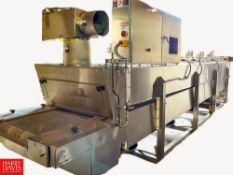 Cryogenic Equipment Services S/S Freezer Tunnel Conveyor 20' Length x 2' Width, Model: CES-LT 20' x