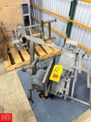 (2) Sections S/S Frame Product Conveyor, (1)180° Turn with Drive and (1) Divider Section - Rigging F