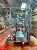 Pasteurizer with AGC Pro5, 2-Zone S/S Plate Heat Exchanger, S/S Balance Tank, 11' x 3