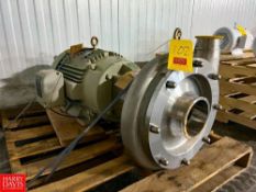 Fristam Centrifugal Pump, Model: FP4001-300 with Baldor 25 HP 1,180 RPM Motor and 6