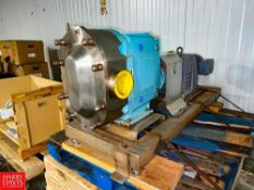 Waukesha Cherry-Burrell Positive Displacement Pump with 5 HP Motor and 4