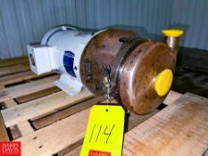 Ampco Centrifugal Pump with 5 HP 3,450 RPM Motor and 2.5