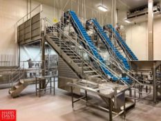 35' x 16' S/S Framed Mezzanine with Stairs, Wall and Handrail (Subject to Bulk Bidding)