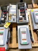 (2) Square D Size 1 Starter and Safety Switch