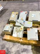 (7) Assorted GE and Gould Busway plug-Ins
