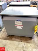 Square D Sorgel 45 kVA, 480 Volt, 3-Phase Insulated Tranformer