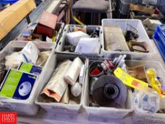 Assorted Electrical Fixture Balls and Hardware