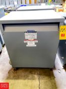 Square D Sorgel 75 kVA, 480 Volt, 3-Phase Insulated Tranformer