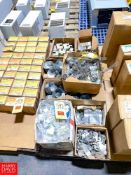 Assorted Pipe Straps, Electrical Bozes and Hardware