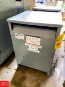 Square D Sorgel 30 kVA, 480 Volt, 3-Phase Insulated Tranformer