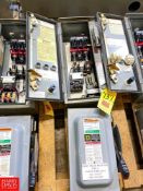 (2) Square D Size 1 Starter and Safety Switch