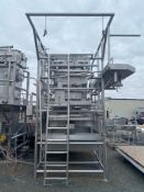 Fibosa Dosimatic S/S Cheese Mold Filling Machine, Model: 2T-CR, S/N: 0T01-030, on 12' Tall Frame wit