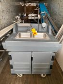 2-Basin Mobile Sink (Location: Fall Creek, WI) - Rigging Fee: $50