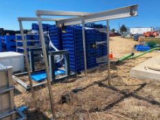 S/S .5 Ton Hoist Rack, Dimensions = 76