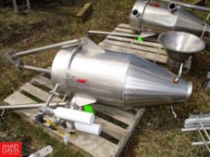 S/S Powder Cyclone Conical Shaped with 6
