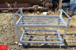 S/S Urschel Head Storage Rack Fabricated from 2
