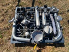 Assorted S/S Including: On-Line Filters, Stop Valve Parts, Baskets and Piping Up To 2