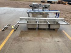 S/S 3-Basin Sink, Dimensions = 115