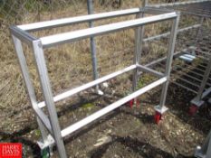 S/S Urschel Head Storage Rack Fabricated from 1-.5