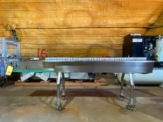 S/S Framed Portable Conveyor with Casters, Dimensions = 8' x 3.5