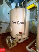 (1) Corn Syrup Tank 25,000 LB Capacity, Dimensions = 7' 6