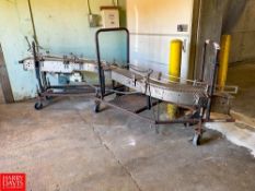 (2) Conveyors, Dimensions = (1) 12' Length x 12'' Width S-Shaped Conveyor and (1) 187'' Length x 15'