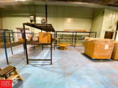 (6) Height Metal Storage Racks, Dimensions = 8' Height - Rigging Fee: $300