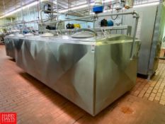 Mueller 3-Compartment S/S Flavor Tank, Dimensions= 152