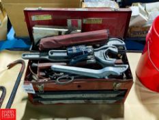 Craftsman Tool Box with Assorted Hand Tools and Heavy-Duty Crow Bars, Dimensions = 20'' Length x 9''