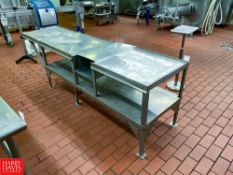 (1) S/S Table , Dimensions = 102'' Length x 25'' Width - Rigging Fee: $60