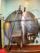 Mueller S/S 3,000 Gallon Refrigerated Cream Tank 150 PSI, 1 HP Motor with Chart Recorder - Rigging F