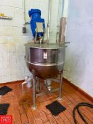 Groen S/S Steam Kettle, Model: N60-SP, 50 Gallon Capacity Lighting, Mixer 1,730 RPM 1 HP , Model: ND