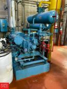 Frick Ammonia Compressor, Model: 34736, 250 Max. PSI, .25 Shell, .187 Head, 2:1 Radius with Lincoln