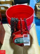Little Mule 1-Ton Chain Hoist, Model: 0363 - Rigging Fee: $40