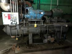 FES Ammonia Screw Compressor, Model: 200 AUDM, S/N: 2053587 with HMI and 75 HP Starter - Rigging Fee