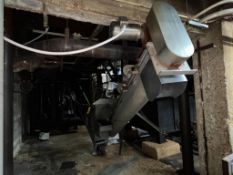 S/S Dual-Auger Elevator Conveyor, Dimensions= 8' x 10