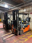 Toyota 2,450 LB Capacity Sit Down Electric Forklift, Model: 8FBEH18V with Side Shift 198