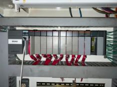 Allen-Bradley SLC 5/05 CPU PLC with (10) I/O Cards, (46) Square D Nema Size 00, (3) Square D Nema Si