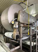 Belly Roller S/S Framed with Split Conveyor and Drip Trays, Dimensions= 4' x 2' - Rigging Fee: $1450